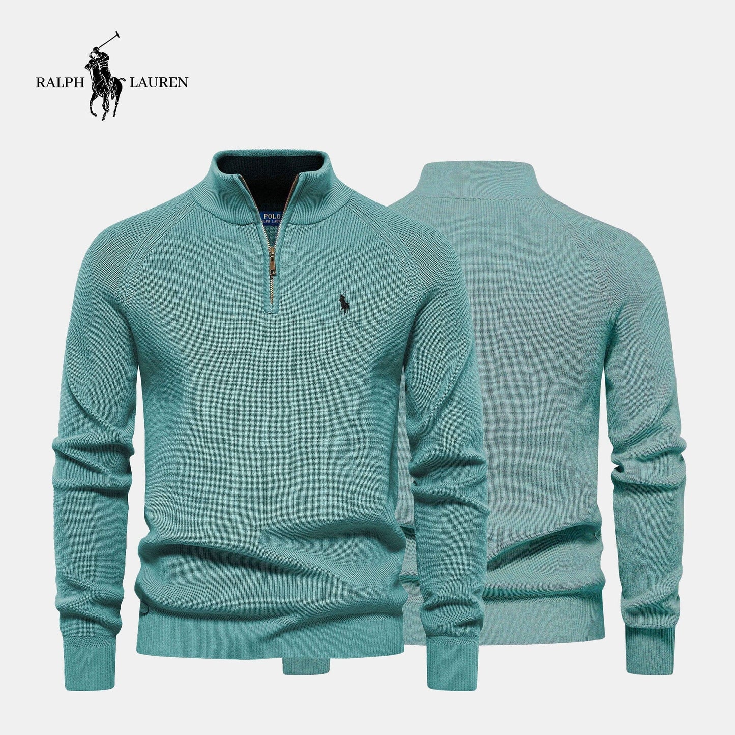 R&L Zip Neck Sweater (CLEARANCE) - Limited Stock