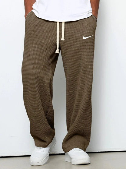 Men's Spring And Autumn Casual Sports Textured Trousers
